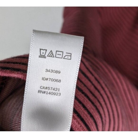 Ann Taylor LOFT Women's Dress Size 0 Pink Striped Stretch Knit Sheath - Picture 10 of 13